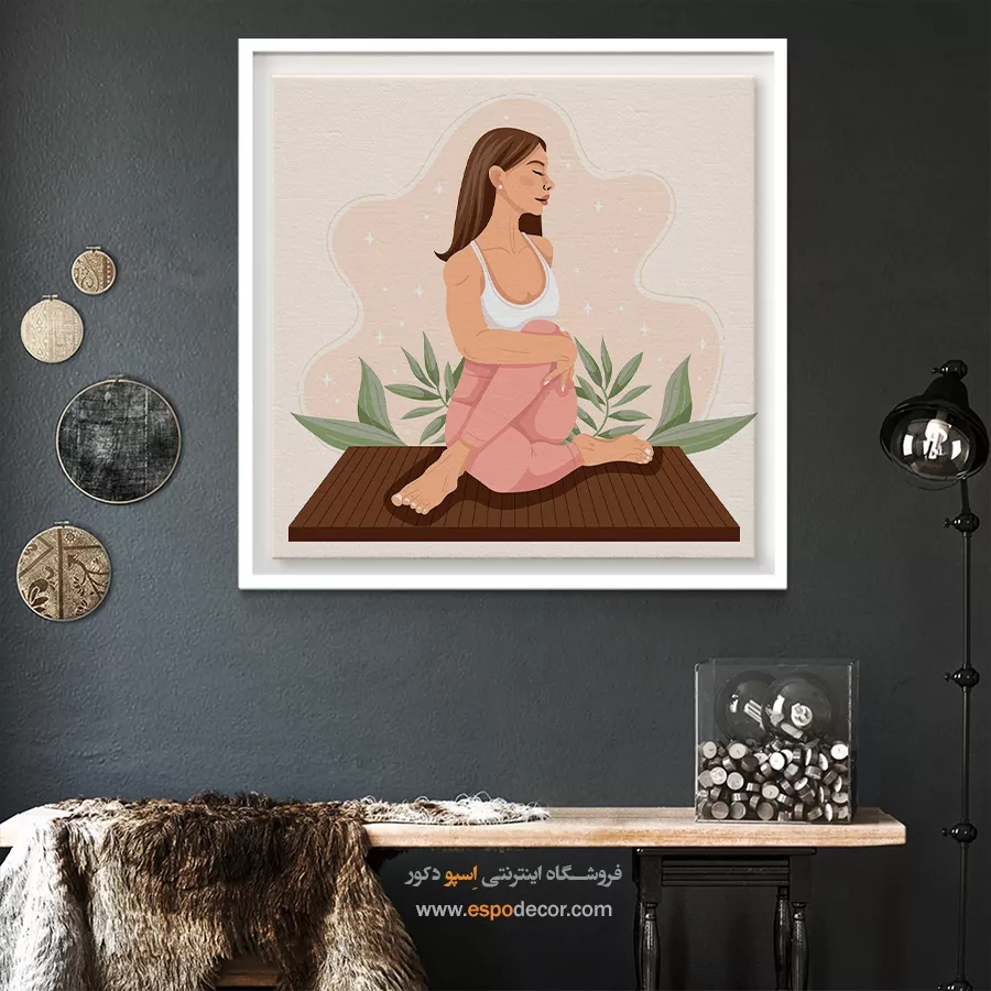 خرید تابلو یوگا برای باشگاه - کندالینی – تابلو یوگا - اسپو دکور