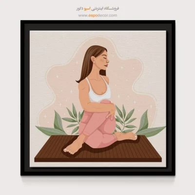 خرید تابلو یوگا برای باشگاه - کندالینی – تابلو یوگا - اسپو دکور