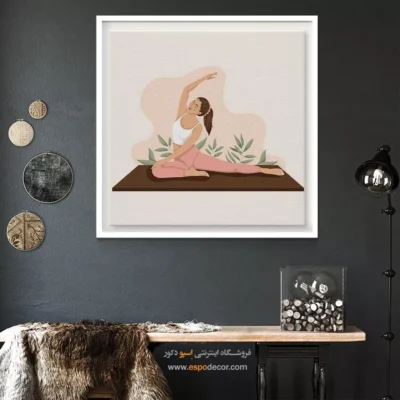 سفارش تابلو دکوراتیو یوگا - لوتوس – تابلو یوگا - اسپو دکور