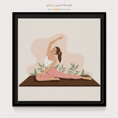 سفارش تابلو دکوراتیو یوگا - لوتوس – تابلو یوگا - اسپو دکور