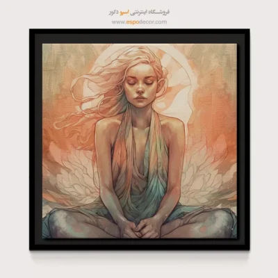 خرید اینترنتی تابلو بوم - آویدا – تابلو یوگا - اسپو دکور