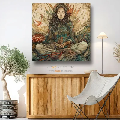 طراحی تابلو بوم یوگا