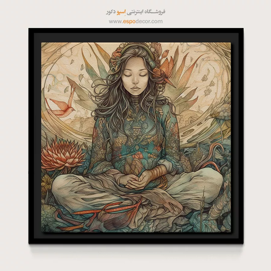 طراحی تابلو بوم یوگا - سنسو – تابلو یوگا - اسپو دکور