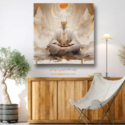 تابلو بوم یوگا با الهام از طبیعت