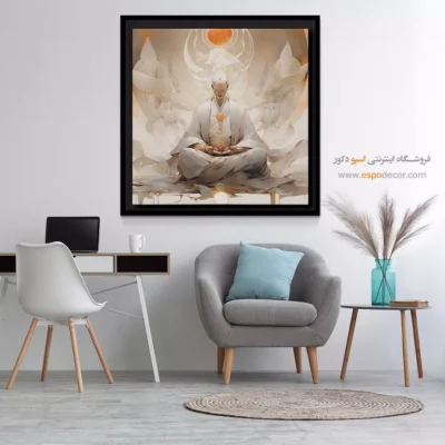 تابلو بوم یوگا با الهام از طبیعت - ایروا – تابلو یوگا - اسپو دکور