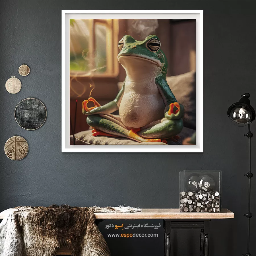 تابلو یوگا برای آرامش - ویرا – تابلو یوگا - اسپو دکور