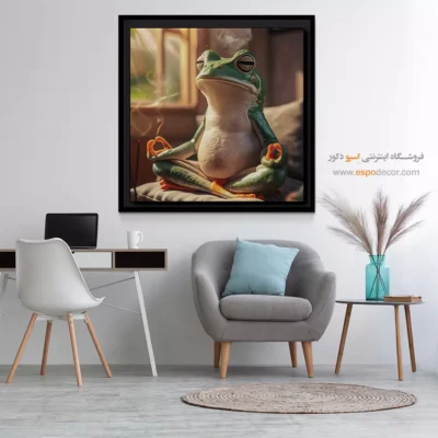 تابلو یوگا برای آرامش - ویرا – تابلو یوگا - اسپو دکور