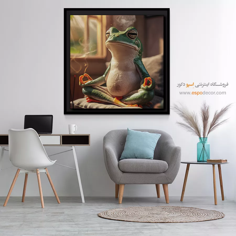 تابلو یوگا برای آرامش - ویرا – تابلو یوگا - اسپو دکور