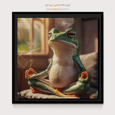 تابلو یوگا برای آرامش - ویرا – تابلو یوگا - اسپو دکور