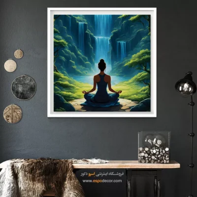 یوگا و هنر تابلو بوم - مایرا – تابلو یوگا - اسپو دکور