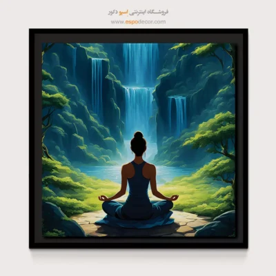 یوگا و هنر تابلو بوم - مایرا – تابلو یوگا - اسپو دکور