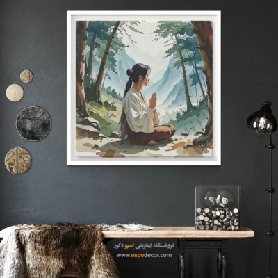 تابلو مدیتیشن - سایا – تابلو یوگا - اسپو دکور