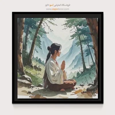 تابلو مدیتیشن - سایا – تابلو یوگا - اسپو دکور