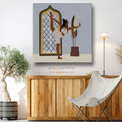 تأثیر تابلو بر فضای یوگا