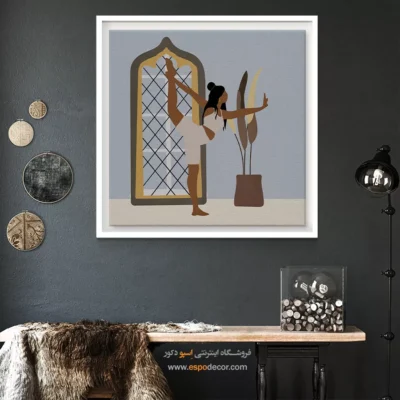 تأثیر تابلو بر فضای یوگا - تیوا – تابلو یوگا - اسپو دکور