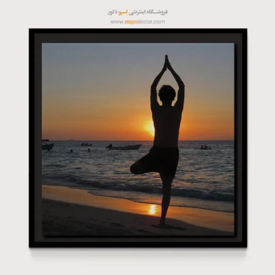 تزیین دیوار با تابلو بوم - کایرا – تابلو یوگا - اسپو دکور