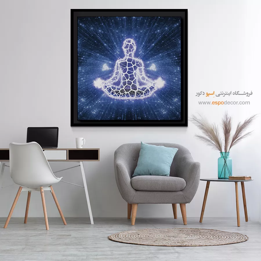 تابلو بوم چاپی یوگا - اوشا – تابلو یوگا - اسپو دکور