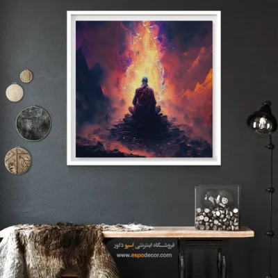 دکوراسیون الهام‌بخش یوگا - سُما – تابلو یوگا - اسپو دکور