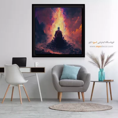 دکوراسیون الهام‌بخش یوگا - سُما – تابلو یوگا - اسپو دکور