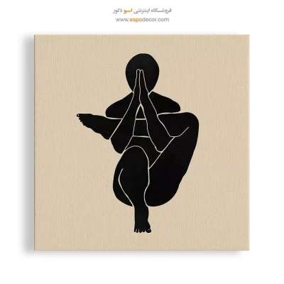 فضای داخلی آرامش با تابلو بوم