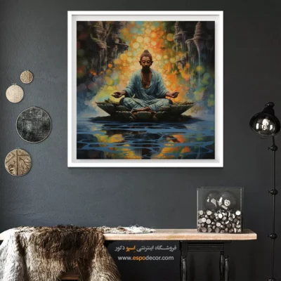 خرید تابلو بوم با کیفیت - ساویرا – تابلو یوگا - اسپو دکور