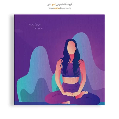 تزئین سالن یوگا با تابلو