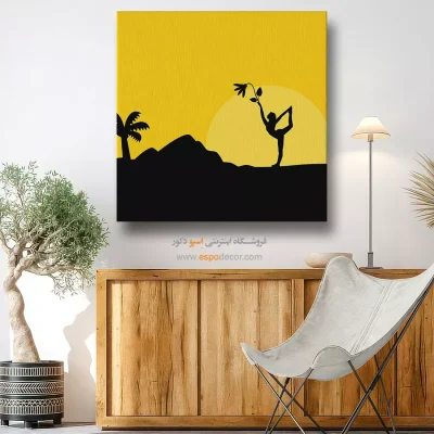 دکور سالن یوگا