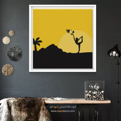 دکور سالن یوگا - اِلیا – تابلو یوگا - اسپو دکور