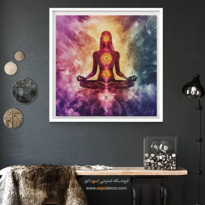 طراحی داخلی با تابلو - ساما – تابلو یوگا - اسپو دکور
