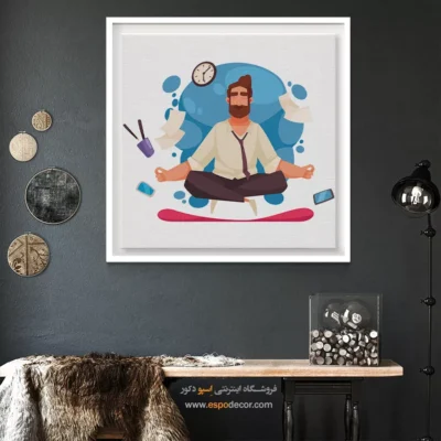 تابلو هنری یوگا - سوریا – تابلو یوگا - اسپو دکور