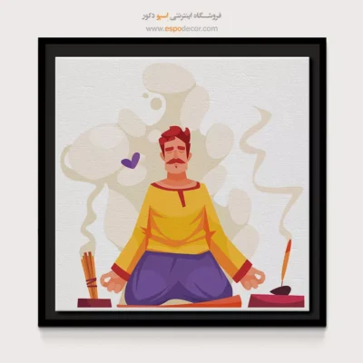 دکور فضای یوگا - سوماتا – تابلو یوگا - اسپو دکور