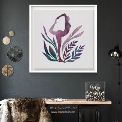 تابلو بوم طرح ساده - آروا – تابلو یوگا - اسپو دکور