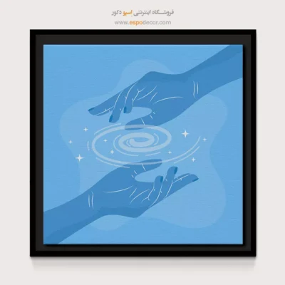 تابلو بوم هنری و آرامش‌بخش - کِوا – تابلو یوگا - اسپو دکور