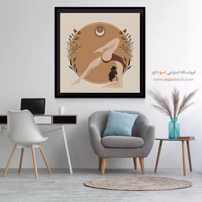 تابلو یوگا و سلامتی - مایوا – تابلو یوگا - اسپو دکور