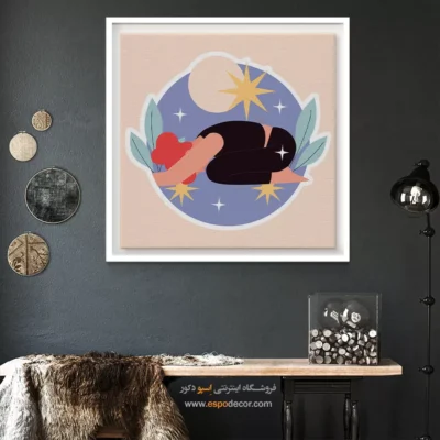 تابلو یوگا با طراحی خاص - اِوِرا – تابلو یوگا - اسپو دکور