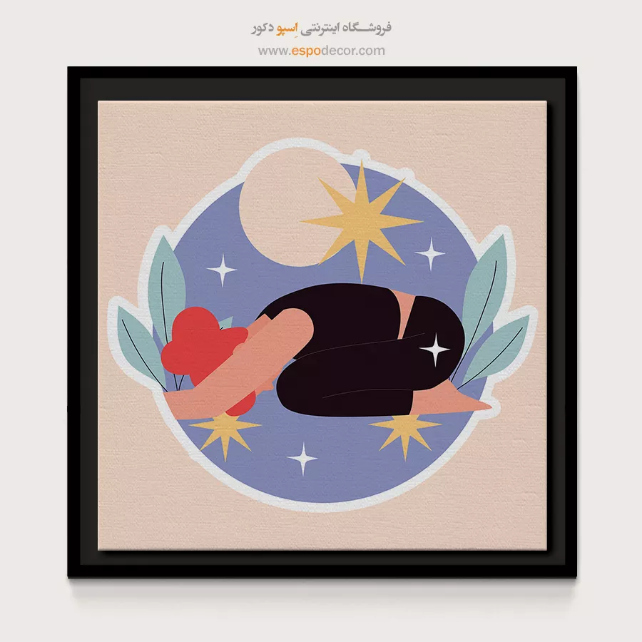 تابلو یوگا با طراحی خاص - اِوِرا – تابلو یوگا - اسپو دکور