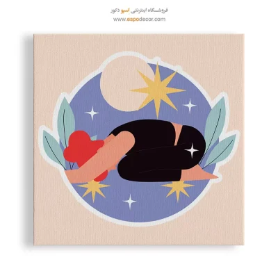 تابلو یوگا با طراحی خاص