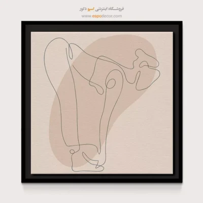 تابلو بوم برای فضای شخصی - نِوارو – تابلو یوگا - اسپو دکور