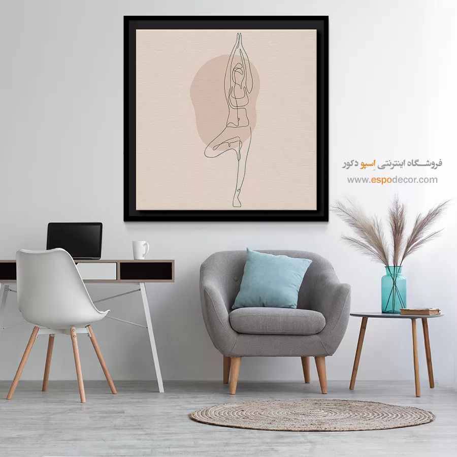 خرید هنر یوگا - تایا – تابلو یوگا - اسپو دکور