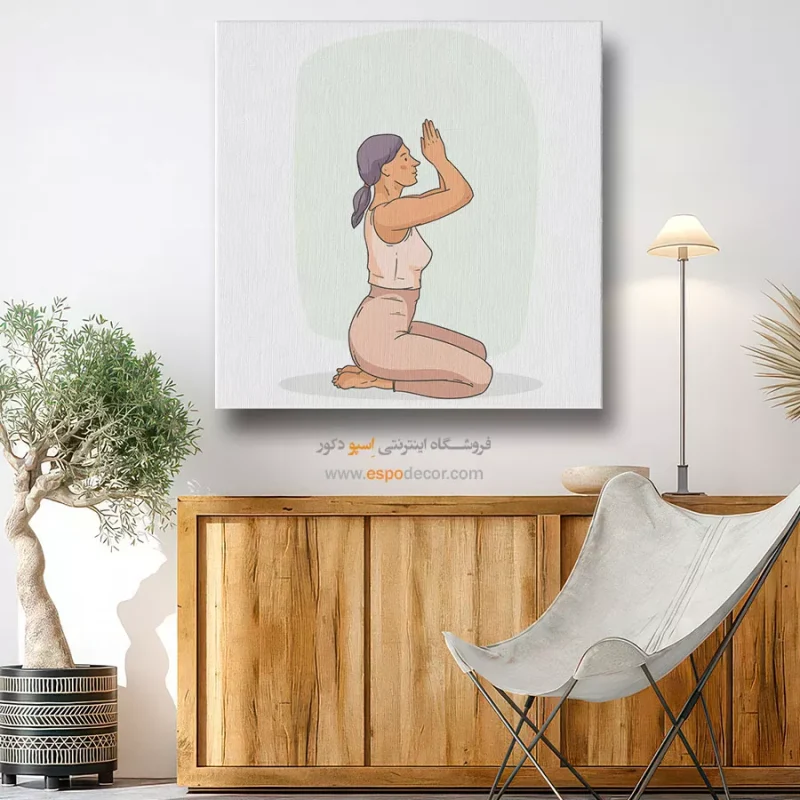 خرید تابلو نماد یوگا