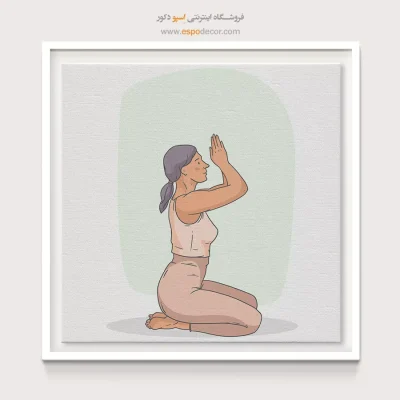 خرید تابلو نماد یوگا