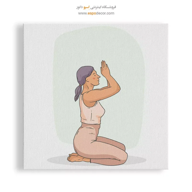 خرید تابلو نماد یوگا