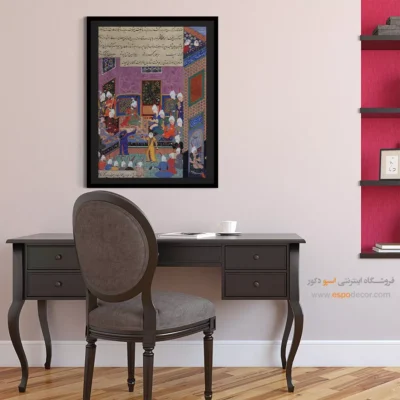 تابلو نقاشی های ظفرنامه تیموری - اسپو دکور