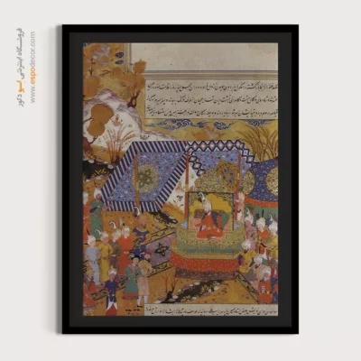 تابلو نقاشی های ظفرنامه تیموری - اسپو دکور