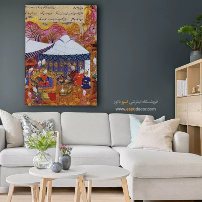 تابلو نقاشی های ظفرنامه تیموری - اسپو دکور