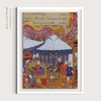 تابلو نقاشی های ظفرنامه تیموری - اسپو دکور