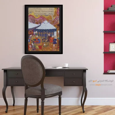 تابلو نقاشی های ظفرنامه تیموری - اسپو دکور